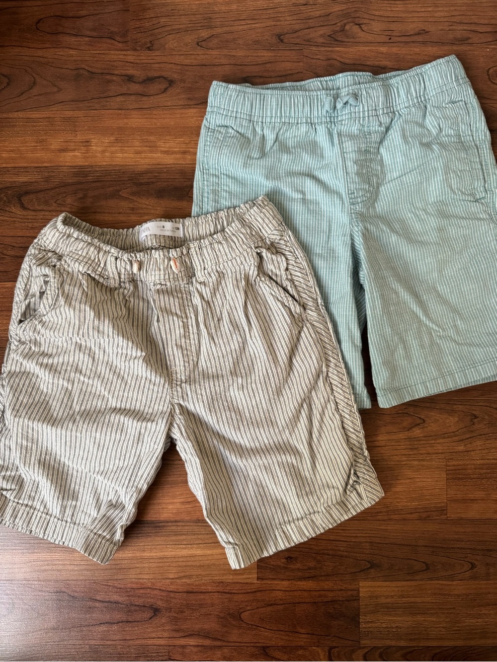 Zara • Cat & Jack | 2 Pairs of Striped Bermuda Shorts